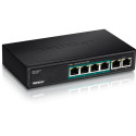 6-Port Fast Ethernet PoE+ Switch