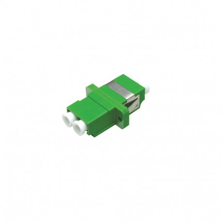 FO adapter singlemode LC/APC duplex roheline