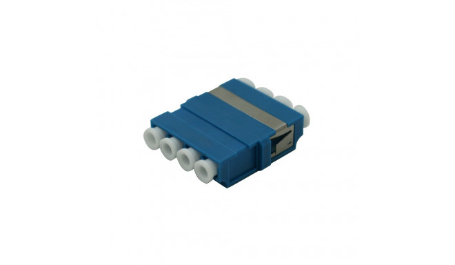 FO adapter singlemode LC quad sinine