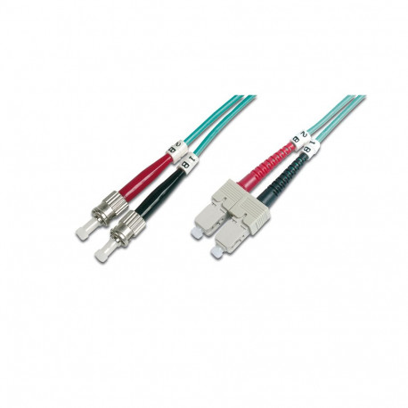 Enhanced SC - ST OM4 RBS AQUA LSZH 2F 3.0mm ZDPX 2M