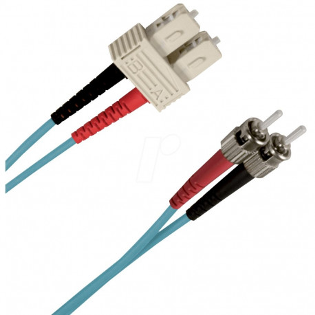 FO jätkukaabel multimode SC-ST duplex OM3 (50/125) 1.0m