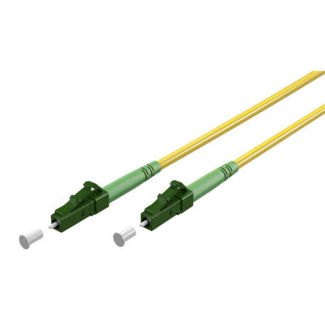 FO jätkukaabel singlemode LC/APC-LC/APC simplex, 1.0m, G.657.A2, Kollane