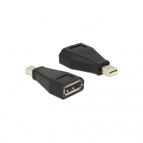Adapter mini Displayport 1.2 male > Displayport female black