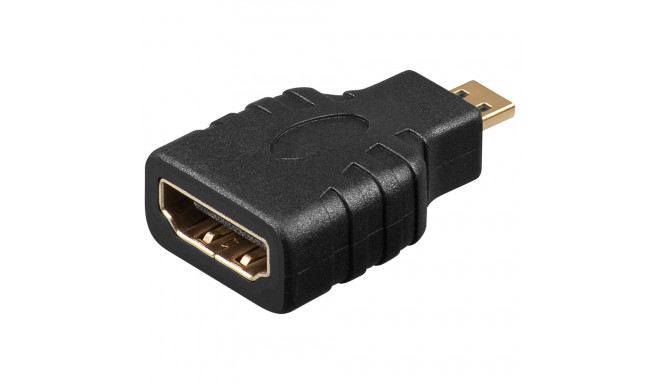 Adapter Micro HDMI (M) (D plug) - HDMI (F)