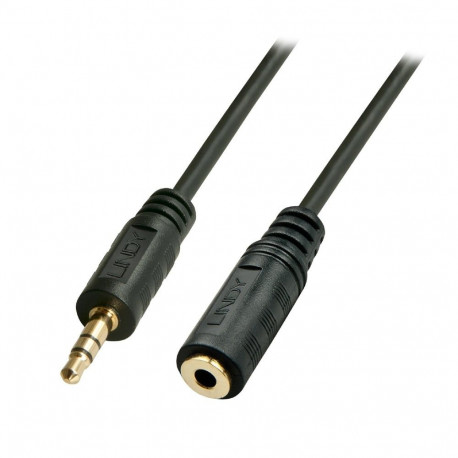 3.5mm pikenduskaabel 2.0m, must, PREMIUM