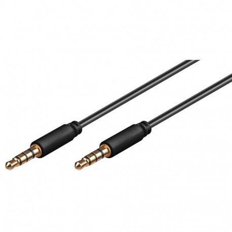 3.5mm kaabel 4pin 3.0m, must