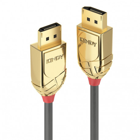 DisplayPort kaabel 5.0m, 1.4, 8K 7680x4320@60Hz, GOLD