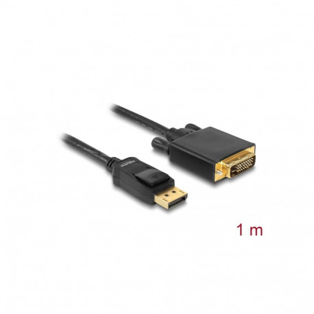 Displayport - DVI-D Dual Link kaabel 1.0m, must