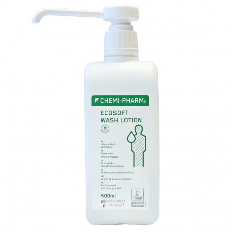 Vedelseep CHEMI-PHARM Ecosoft Wash Lotion 500ml (pumppudelis)