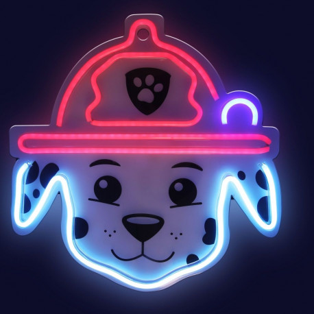 Wiszący neon led na plexi psi patrol – marshall ow-130646