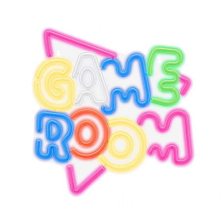 Neolia pleksiklaasist LED-neoonvalgusti Game Room NNE20, mitmevärviline