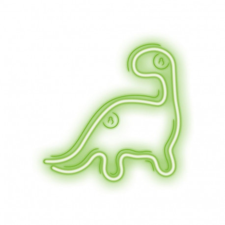 Neon led dinozaur zielony nne01 neolia