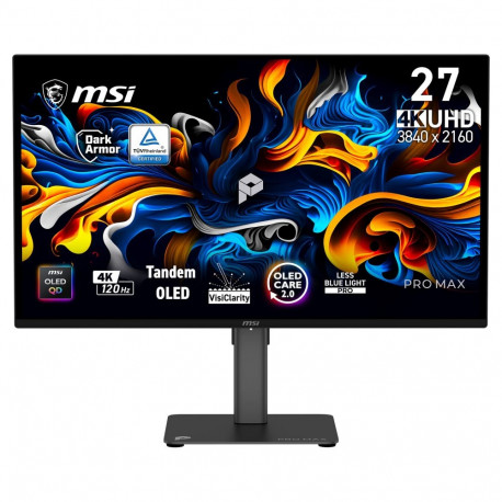 MSI monitor 9S6-3PF8CA-001 67,3cm (26.5") 3840 x 2160 pikslit 16:9 UltraWide Full HD OLED 0,03ms 120