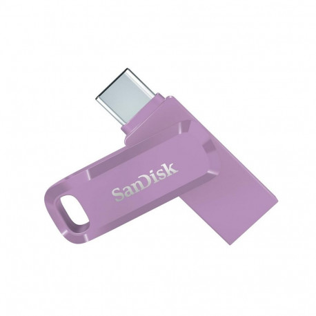 SanDisk USB-mälupulk Ultra Dual Drive Go 256GB USB Type-A / USB Type-C 3.2 Gen 1 (3.1 Gen 1), lavend