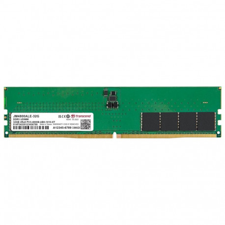 Transcend mälumoodul JM4800ALE-32G 32GB 1 x 32GB DDR5 288-pin DIMM