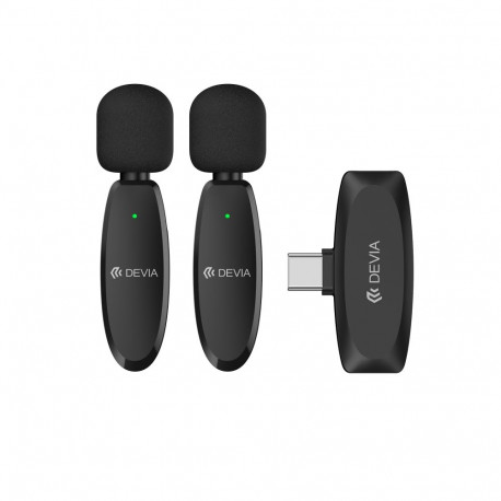 Devia mikrofon for smartphone Lite 1 USB-C 2in1 black