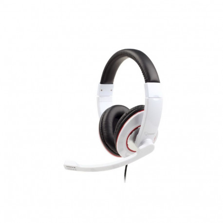 Gembird MHS-001-GW Stereo Headset with Microphone / glossy white