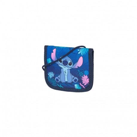 McNeill Stitch Neck pouch Blue, Pink