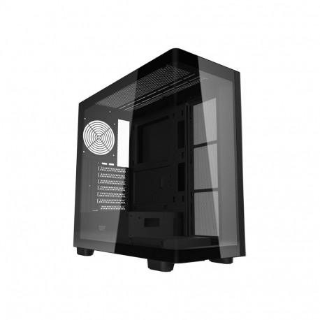 Computer Case - darkFlash DS900G ATX Mid Tower, Tempered Glass, Black