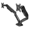 Dual Display Gas-Spring Desktop Mount