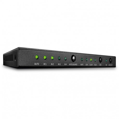 4 Port HDMI 18G Switch with Audio, remote control, audio output