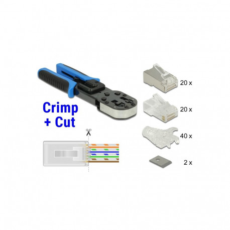 Installatsiooni komplekt koos RJ45 modularpistikute tangidega