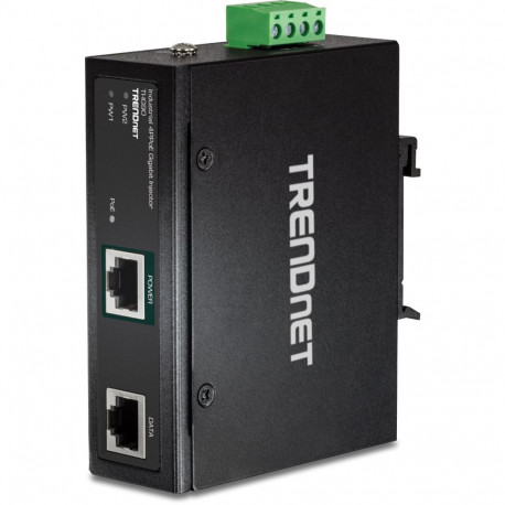 Tööstuslik Ultra PoE Injector: 1 x 10/100/1000Mbps, 90W, IP30, -40 to 75 ºC