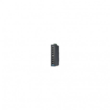 Switch: 8 x 10/100/1000BaseT(X), -40 kuni 75°C, mittemanageeritav, metallist DIN