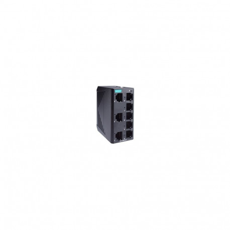 Unmanaged Fast Ethernet switch with 8 10/100BaseT(X) ports and -10 to 60°C operating temperature, pl