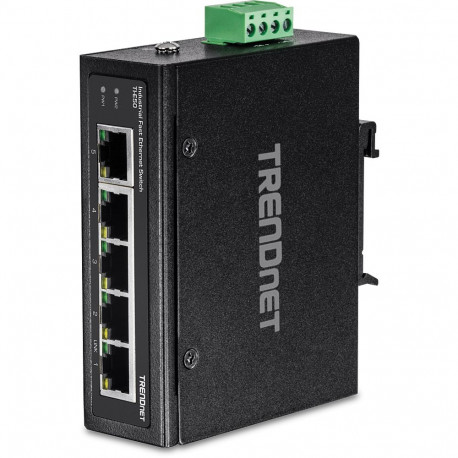 Tööstuslik Switch: 5 x 10/100Mbps, Din, IP30, -40 to 75 ºC