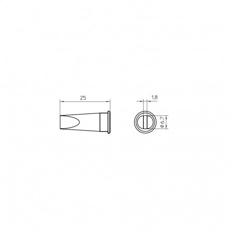 Kolviots LHT-E  lapik 6,7x1,8mm WSP-150