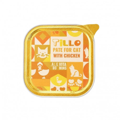 TILLO Pate Chicken  - wet cat food - 100g