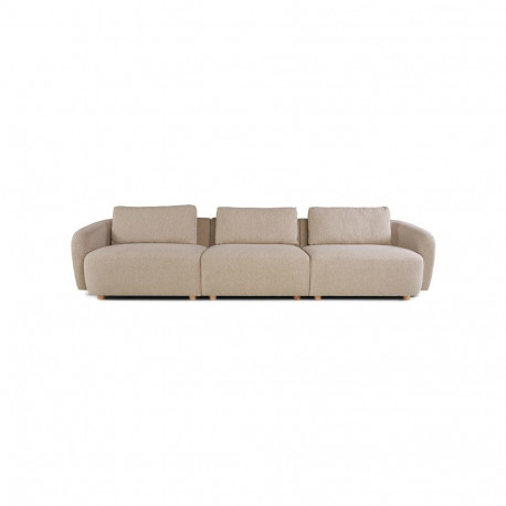 THREE-SEATER SOFA DOMOLE TAUPE 310X70X90