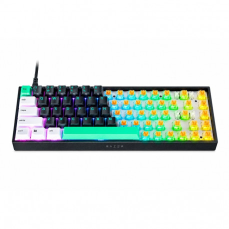 Razer mehaaniline mänguklaviatuur Reclusa X Mini 65% juhtmega US Razer Mechanical Switches Gen-3 (Ta