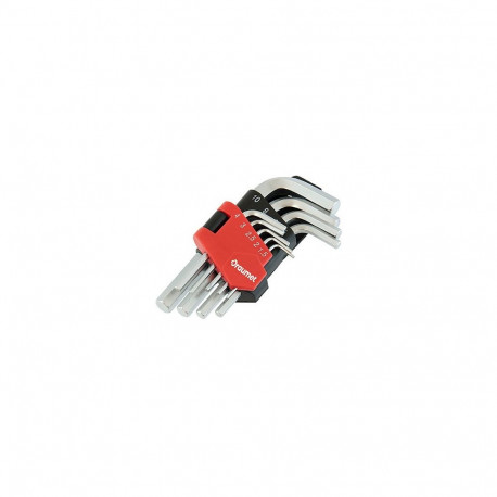 Seškanšu atslēgu komplekts, īsās 1.5-10mm (9gab.) Premium