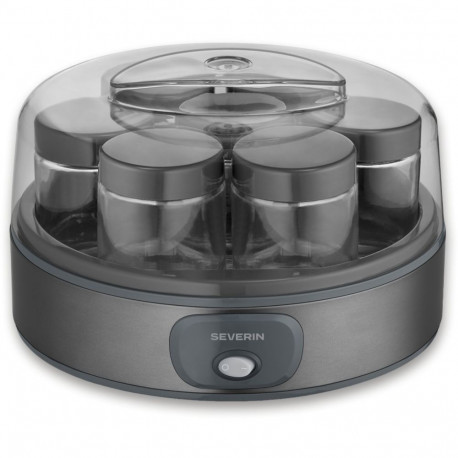 Severin JG 3510 Jogurtownik dark inox-czarny