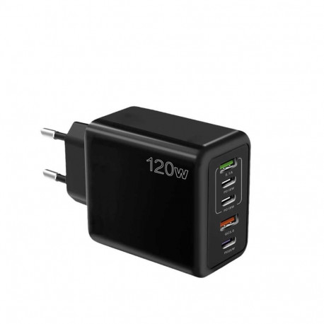 Riff 120W QC3.0 Super fast charger with x2 USB ports / x3 USB-C