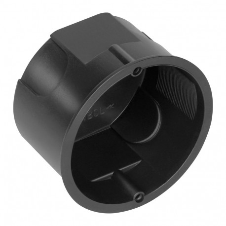 Puszka podtynkowa 60 mm madal must (100 tk.)