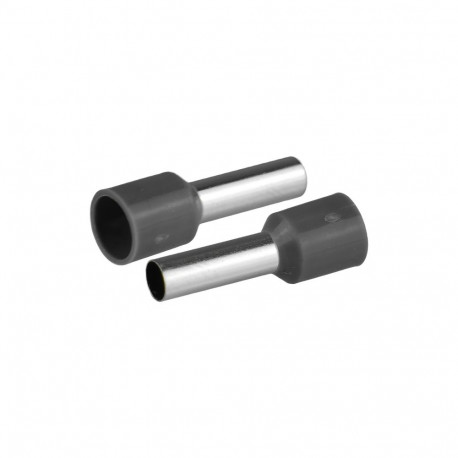 Isoleeritud juhtmeotsahülss juhtmetele 1x6mm², hülsi pikkus 20mm, 20tk, hall