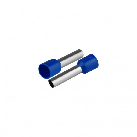 Isoleeritud juhtmeotsahülss juhtmetele 1x10mm2, pikkus 27,5mm, sinine, 50 tk
