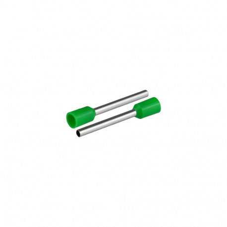 Isoleeritud juhtmehülss 11,5mm2, hülsi pikkus 24,4mm, roheline, 50tk