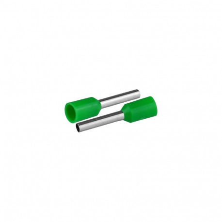 Isoleeritud juhtmeotsahülss 11,5mm2, hülsi pikkus 16,4mm, roheline, 20tk