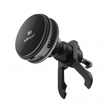 Acefast Acefast D66 Magnetic Car Air Vent Mount with Qi2 25W Wireless Charging and Cooling - Black