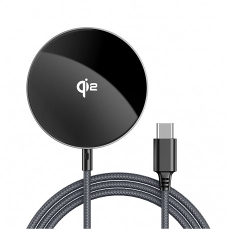 Acefast Acefast E24 Qi2 15W Magnetic Inductive Charger with 1.2m USB-C Cable - Black