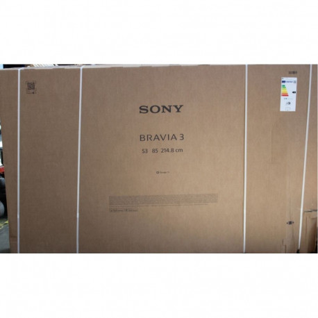 Sony SALE OUT. K85S35BP Bravia 3 85" (215cm) 4K Ultra HD Smart Google D-LED TV | SALE OUT. | TV | K8