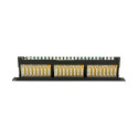 "Extralink CAT6 STP Patchpanel V2, 24 Ports"