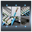 "Extralink CAT6 STP Patchpanel V2, 24 Ports"