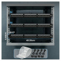 "Extralink CAT6 STP Patchpanel V2, 24 Ports"