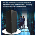 Extralink rack-kapp 32U 800x800, must