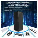 Extralink rack-kapp 37U 600x600, must